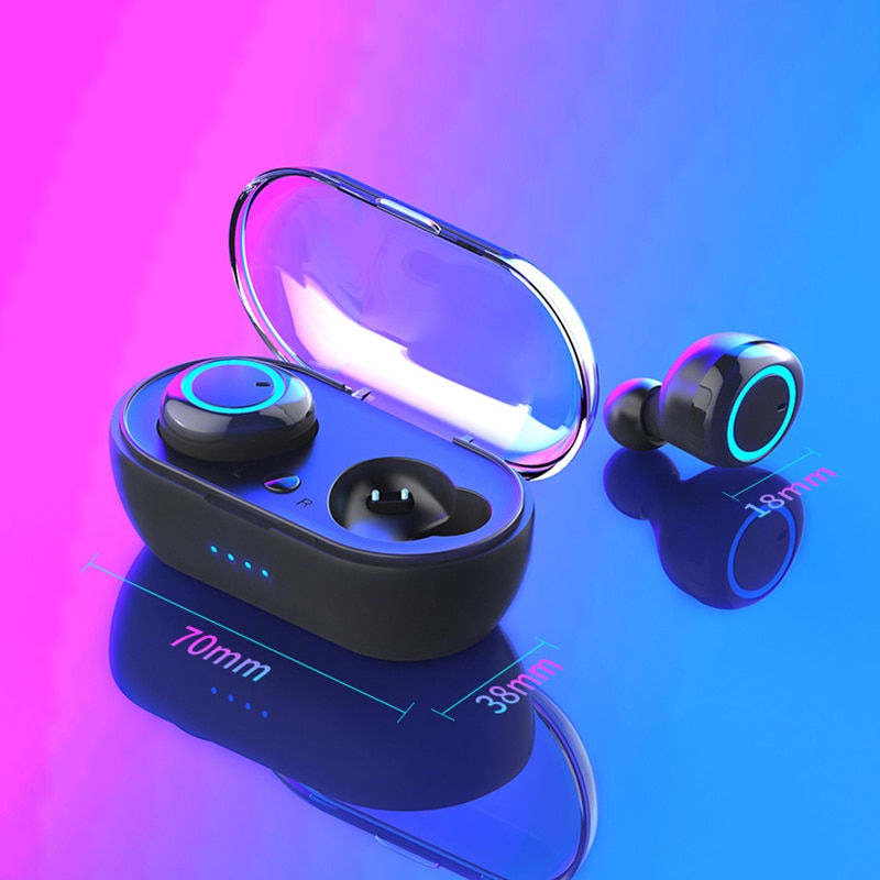 Thumbnail: Y50 TWS wireless headphones sport earphone 5.0 bluetooth Gaming Headset Microph