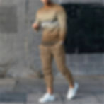 Thumbnail: Summer Mens Tracksuit 2 Piece Sets Trend O-neck Long Sleeve T Shirt+Pants Overs