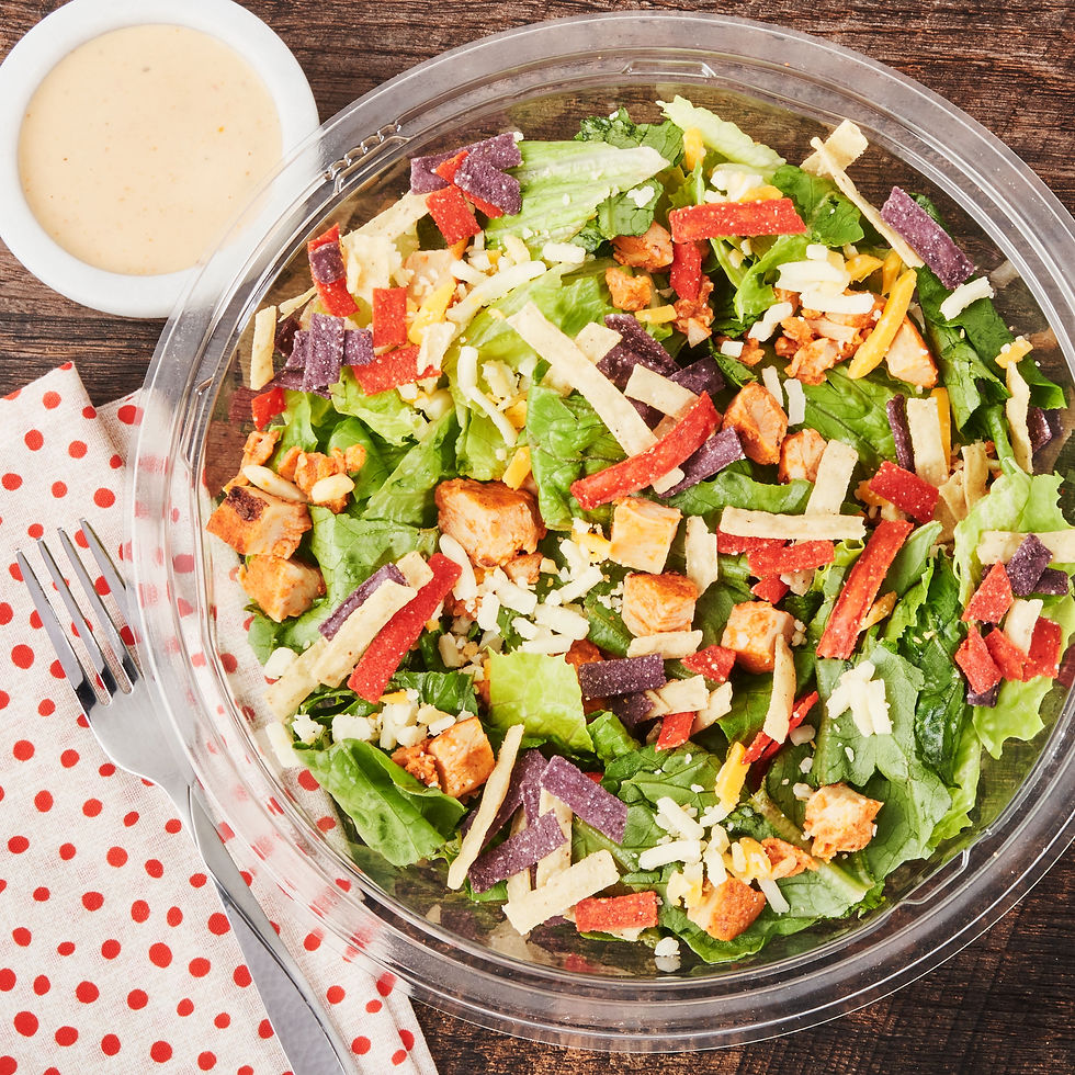Southwest Style Salad with Chicken Family Sized, 11.75 oz Bowl, Fresh