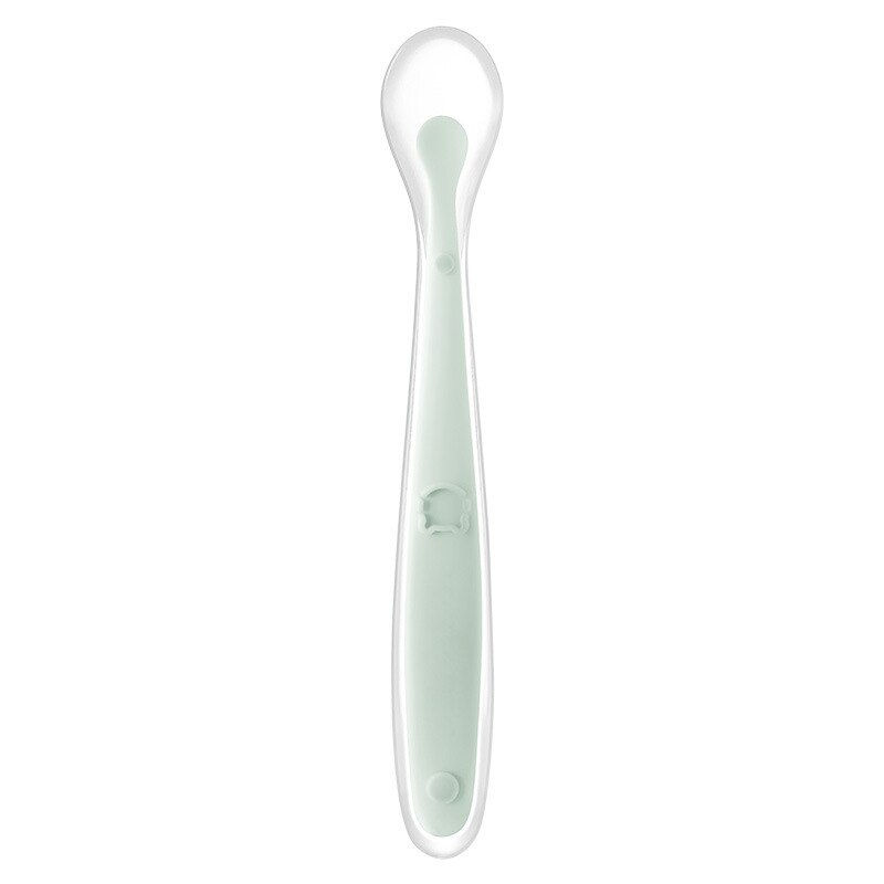 Thumbnail: Baby Soft Silicone Spoon Candy Color Infant Complementary Food Feeding Training