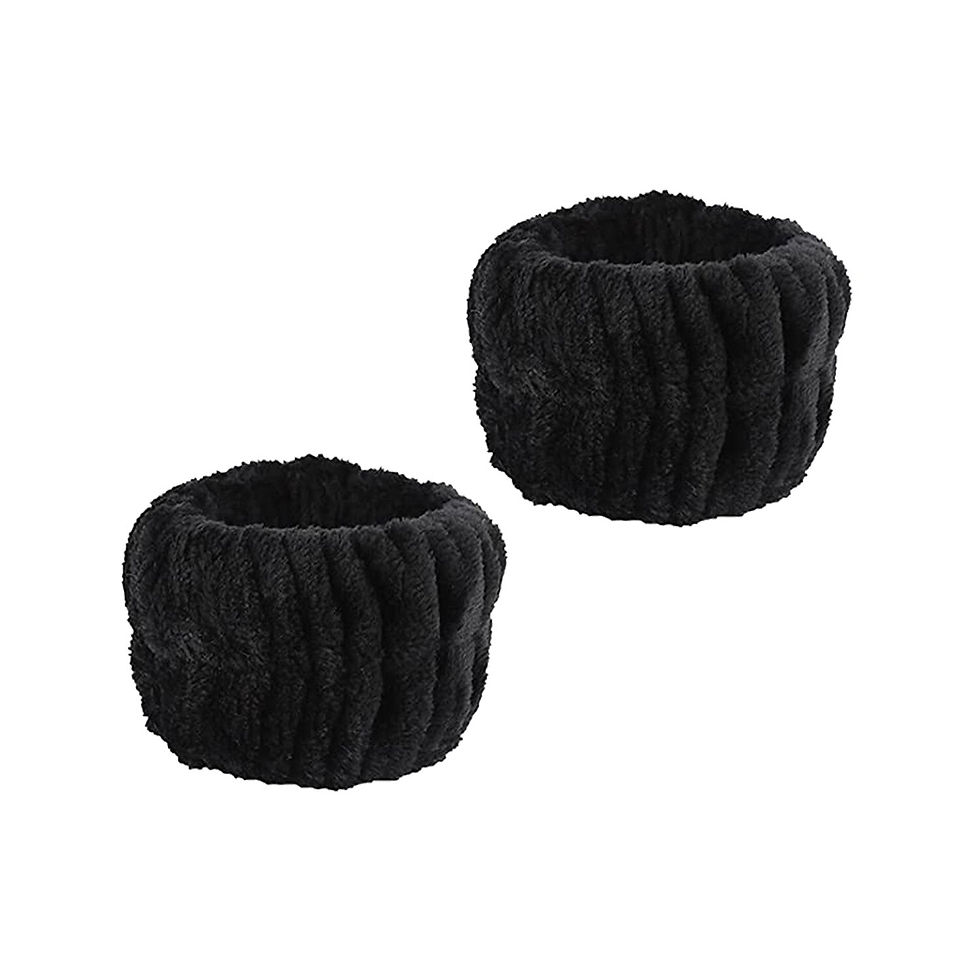 Thumbnail: Wash Face Wristband Set Headbands Spa Bathroom Accessories Set Water Absorption