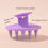 Thumbnail: Scalp Massage Shampoo Brush Silicone Soft Skin Friendly Hair Massager Comb Hair