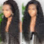 Thumbnail: 30Inch Long Human Hair Wigs For Black Women Kinky Curly 4X4 13X4 Lace Closure 1
