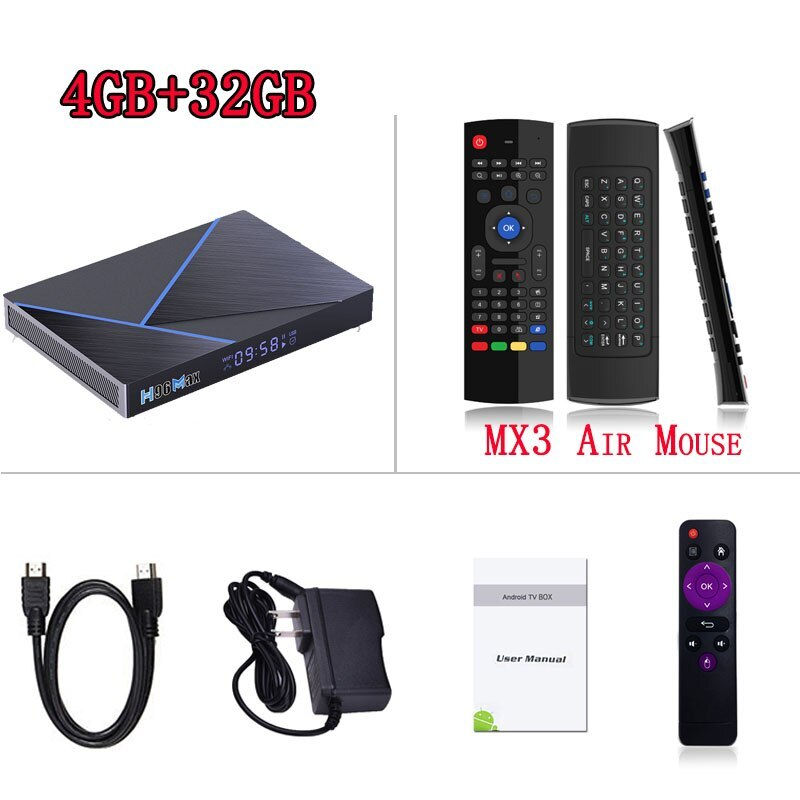 Thumbnail: H96 Max V56 Android12 Smart TV Box RK3566 Quad-Core 4K 2.4G/5G WiFi BT4.0 1000M