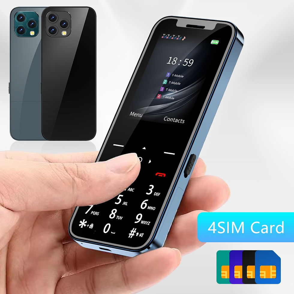 Thumbnail: SERVO X4 Mobile Phones 2.4inch 4 SIM Cards Speed Dial Magic Voice Auto Call Rec