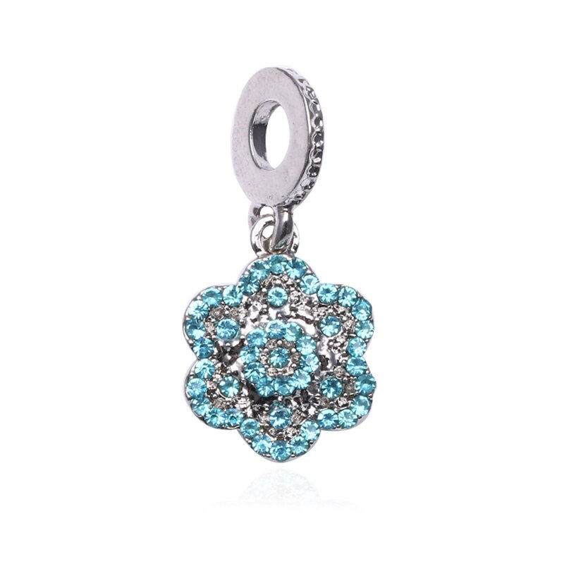 Thumbnail: 2Pcs/lot Special Offer Light Blue Turtle Fish Charm Beads Fit Original Brand Br