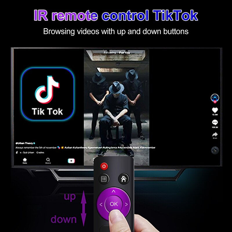 Thumbnail: H96 Max V56 Android12 Smart TV Box RK3566 Quad-Core 4K 2.4G/5G WiFi BT4.0 1000M