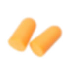 Thumbnail: MOONBIFFY 10Pairs Soft Orange Foam Ear Plugs Tapered Travel Sleep Noise Prevent