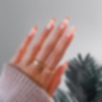Thumbnail: 24pcs Simple Style Nail Art Colorful Lines Fake Nails In Shape Of Water Drop Pr