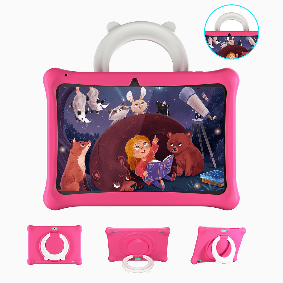 Thumbnail: SGIN 10 inch Android 12 Kids Tablet, 2GB RAM 64GB ROM Tab for Kids, 1280*800 HD