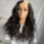 Thumbnail: Soft Long Natural Black long Afro Natural Wave U Part Wig European Remy Human H