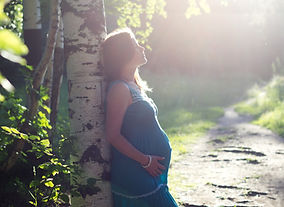 Femme enceinte par Birch