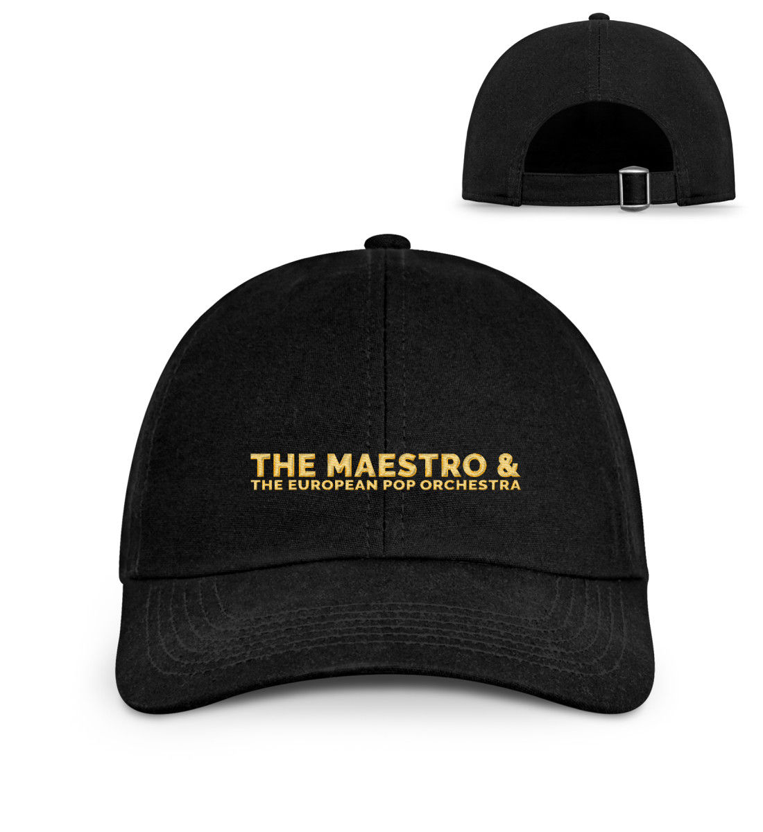 The Maestro Embroidered Logo - Organic Baseball Cap with Embroidery 