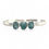 Miniatura: Pulsera Apatito Triple en Bruto