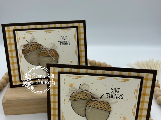 Stampin' Up Thanks & Giving
