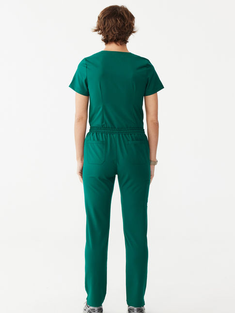 Sar Infinity Genom Alpine Green Kadın Scrubs Takım arka görünüm