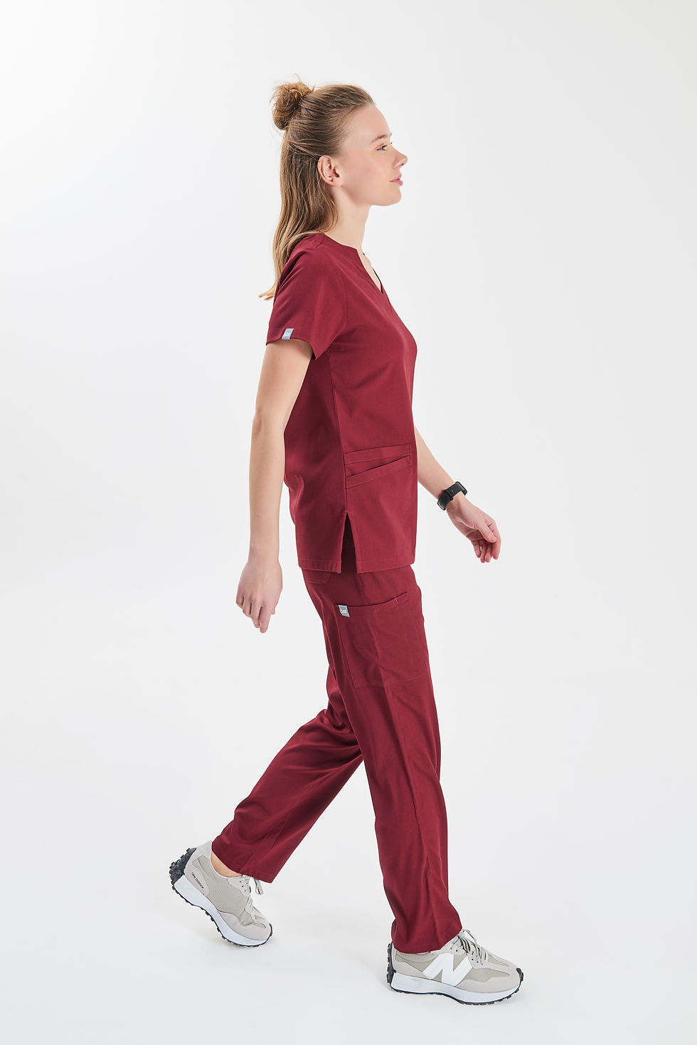 Küçük resim: Aura - Bordo Kadın Üniforma Tek Üst