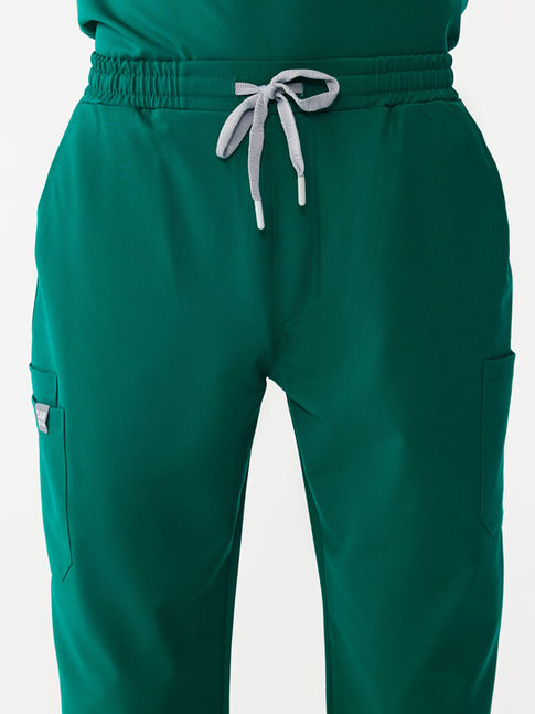 Sar Infinity Quantum Alpine Green Erkek Scrubs Takım önden bel ve bağcık detayı