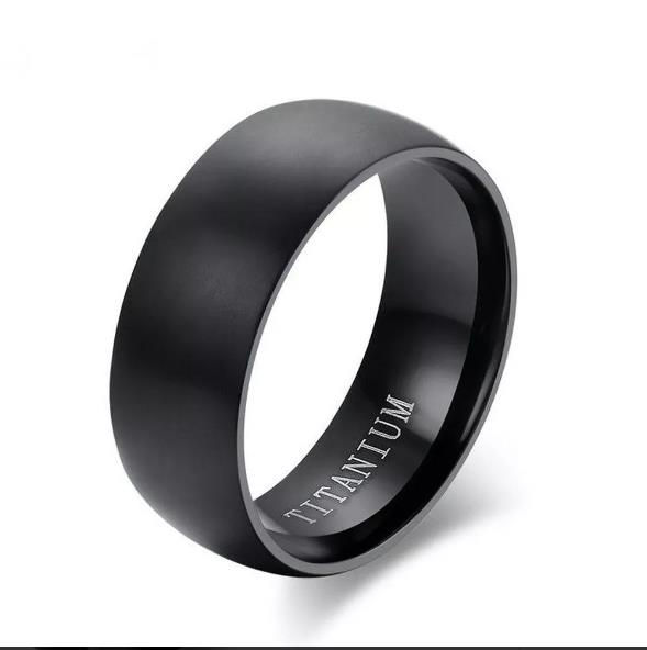 Anillo de Titanio negro