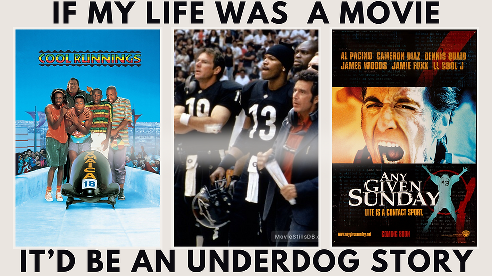 Cool Runnings and Any Given Sunday movie posters