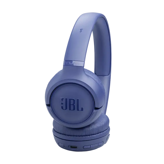 Miniature : JBL Tune 530bt bleu vue droite profil
