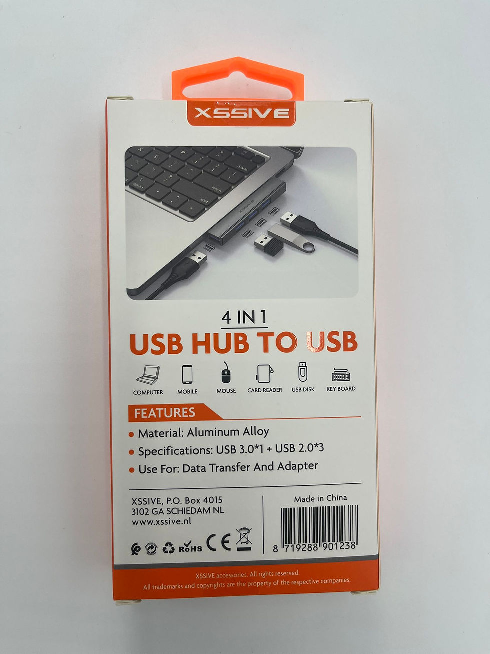 XSSIVE HUB USB A USB 4IN1 description du produit