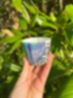 Thumbnail: Mini purple plant pot
