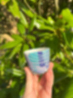 Thumbnail: Mini purple plant pot