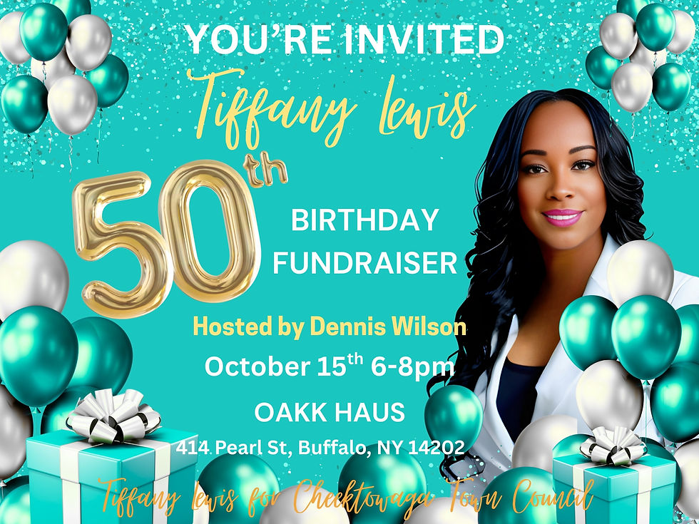 Tiffany's $50 for 50 Birthday Fundraiser