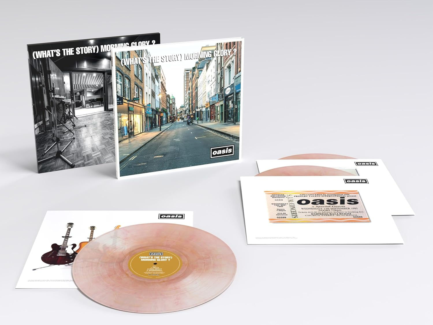 Oasis -WHAT'S THE STORY) MORNING GLORY?30TH ANNIVERSARY DELUXE 3LP Sephia Marble