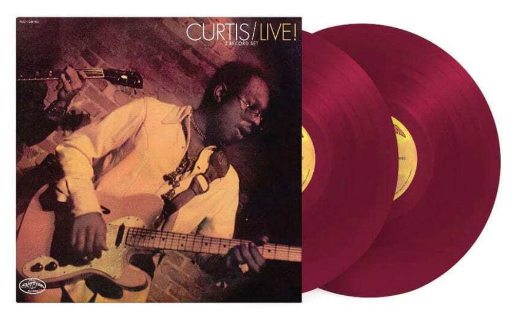 Curtis Mayfield – Curtis / Live! 2LP Burgundy/Fruit Punch