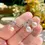 Thumbnail: Pearly Crystal Square Ring