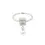 Thumbnail: Pearly Crystal Square Ring