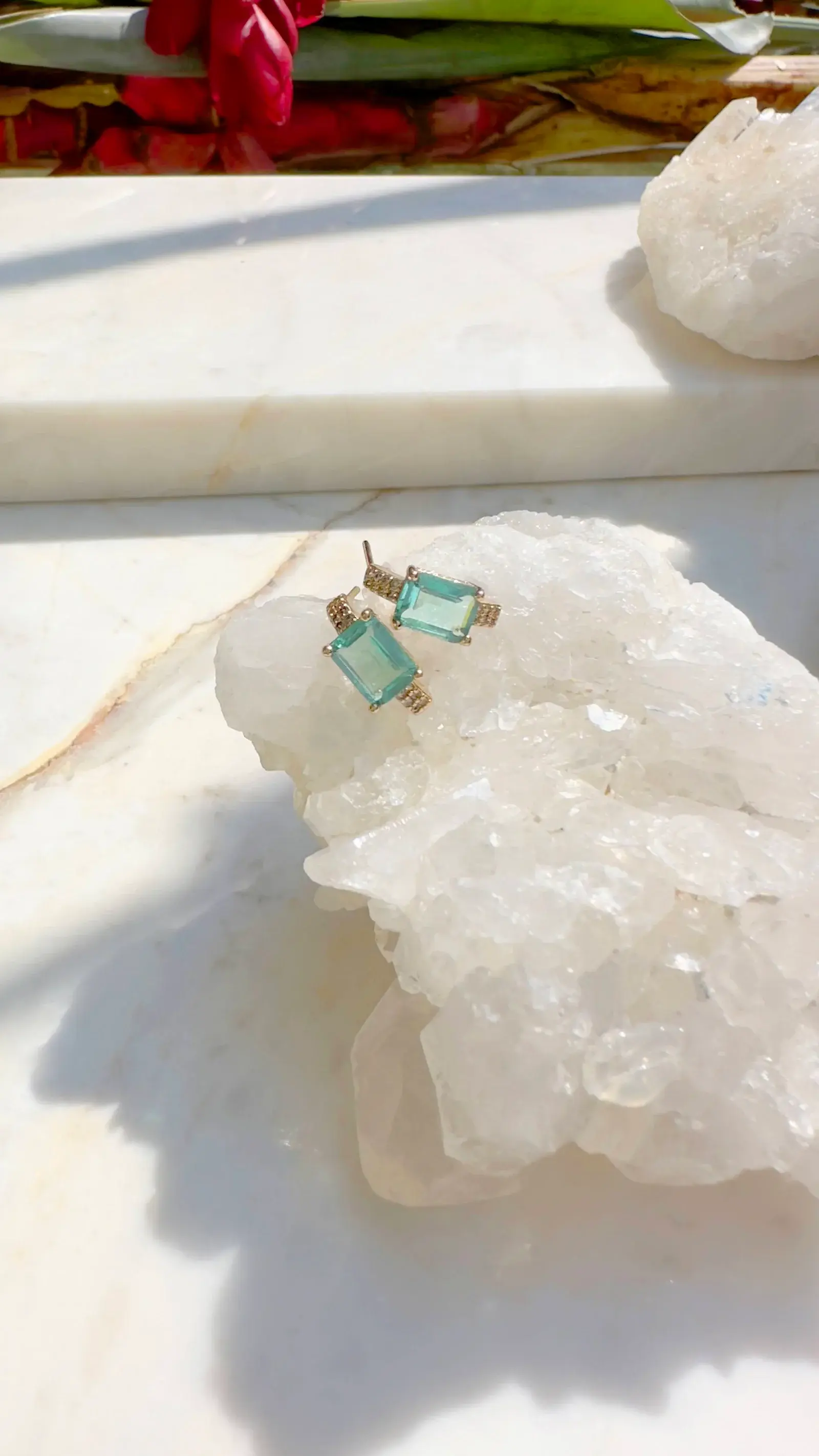 Brincos Retangulares Paraíba