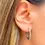 Thumbnail: Silver Hoop Earring
