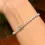 Thumbnail: Heart Crystal Cut Riviera bracelet