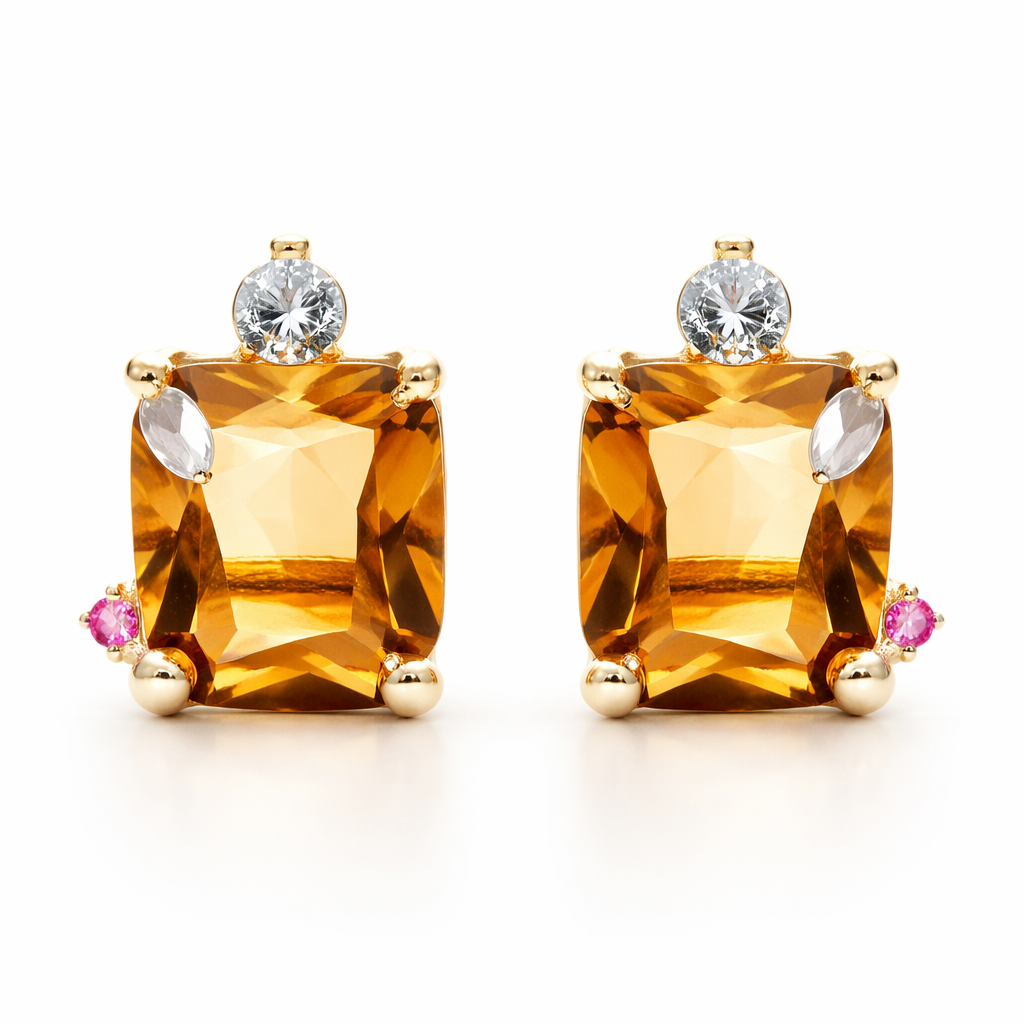 Golden Hour Stud Earrings