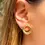 Thumbnail: Smooth Closed Round Turbo Earrings