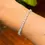 Thumbnail: Heart Crystal Cut Riviera bracelet