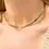 Thumbnail: Gold-Plated Smooth Hoop Choker