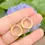 Thumbnail: Smooth Closed Round Turbo Earrings