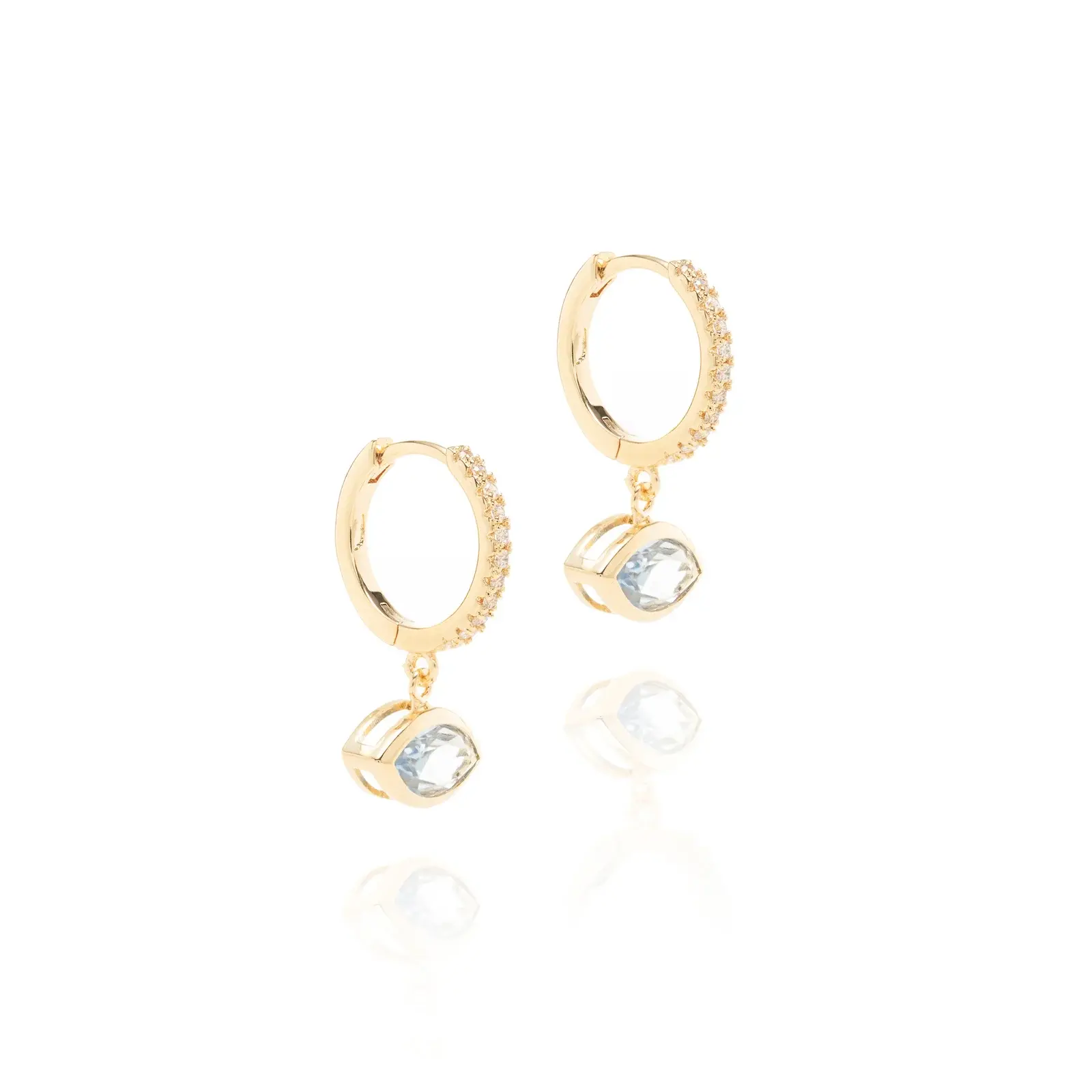 TANZANITE GAZE EARRINGS