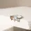 Thumbnail: Citrine & Topaz Crystal Oval Ring