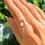 Thumbnail: Open Pearl Ring with Chain
