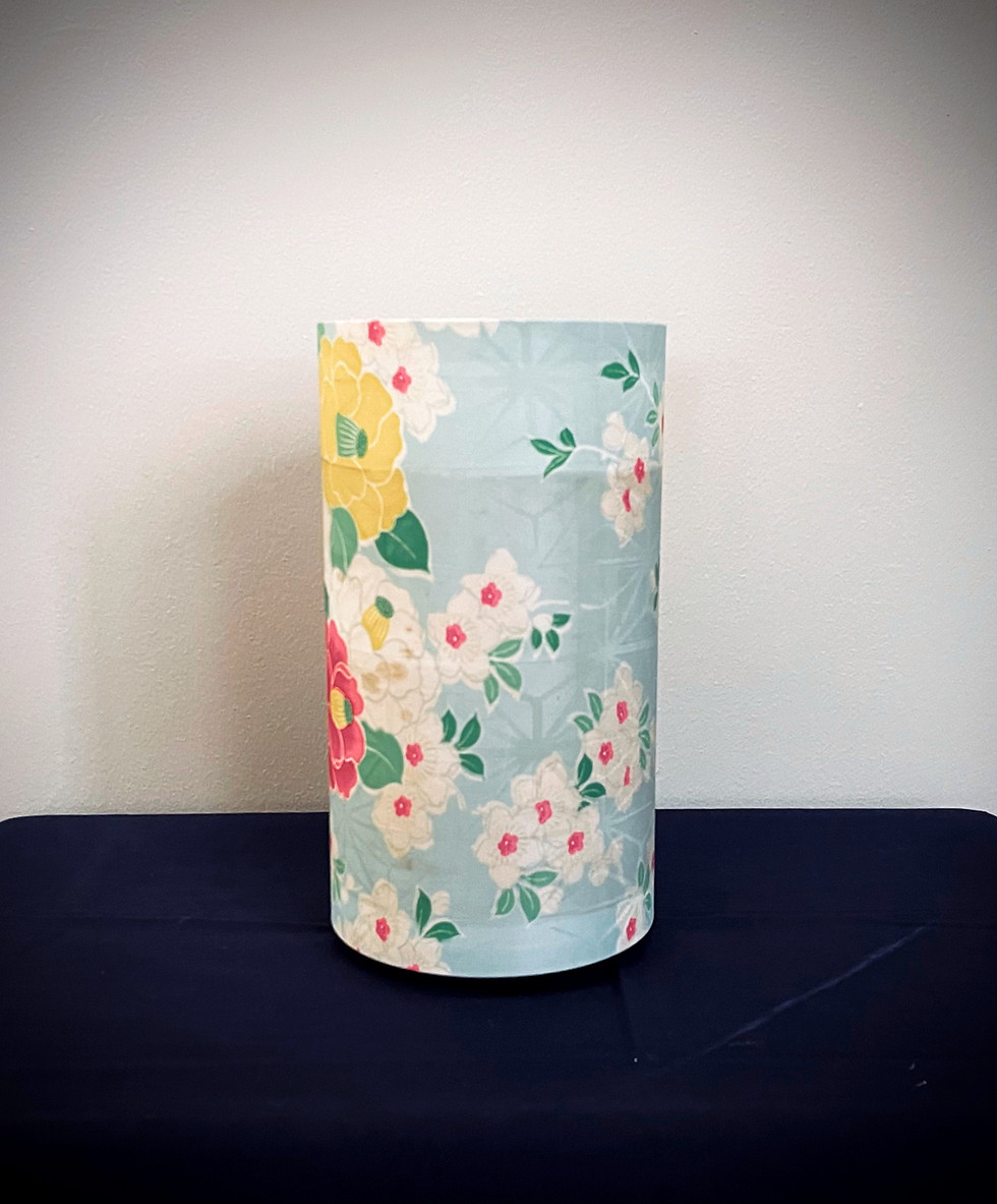 Thumbnail: 着物ファブリックランプ #011　/ Kimono Fablic Lamp #011