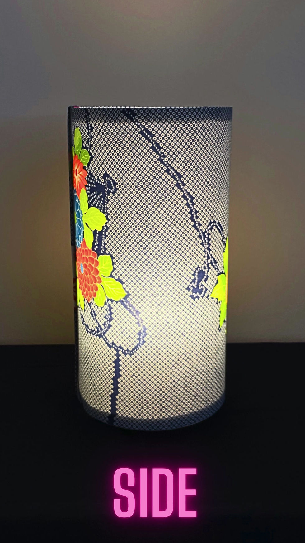 Thumbnail: 着物ファブリックランプ #015　/ Kimono Fablic Lamp #015