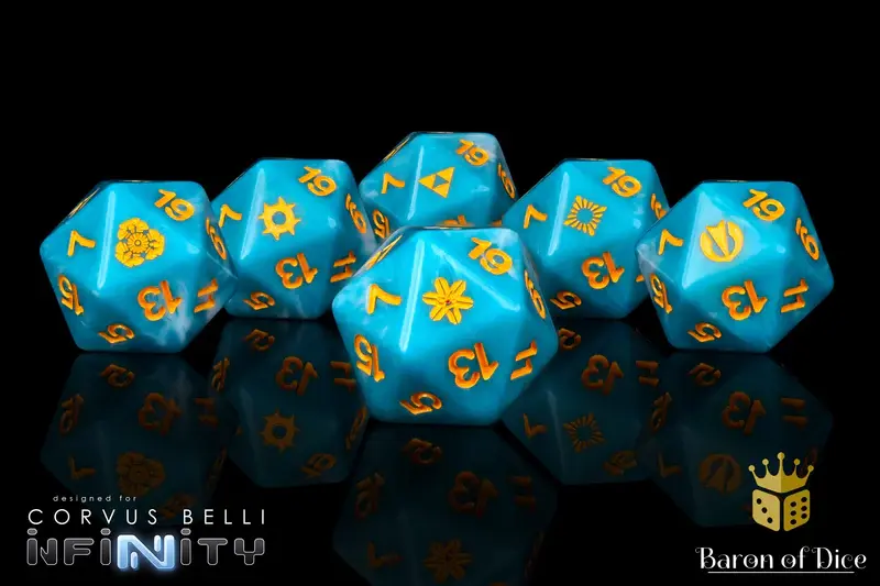 JSA Shindenbutai Blue : Official Dice Set