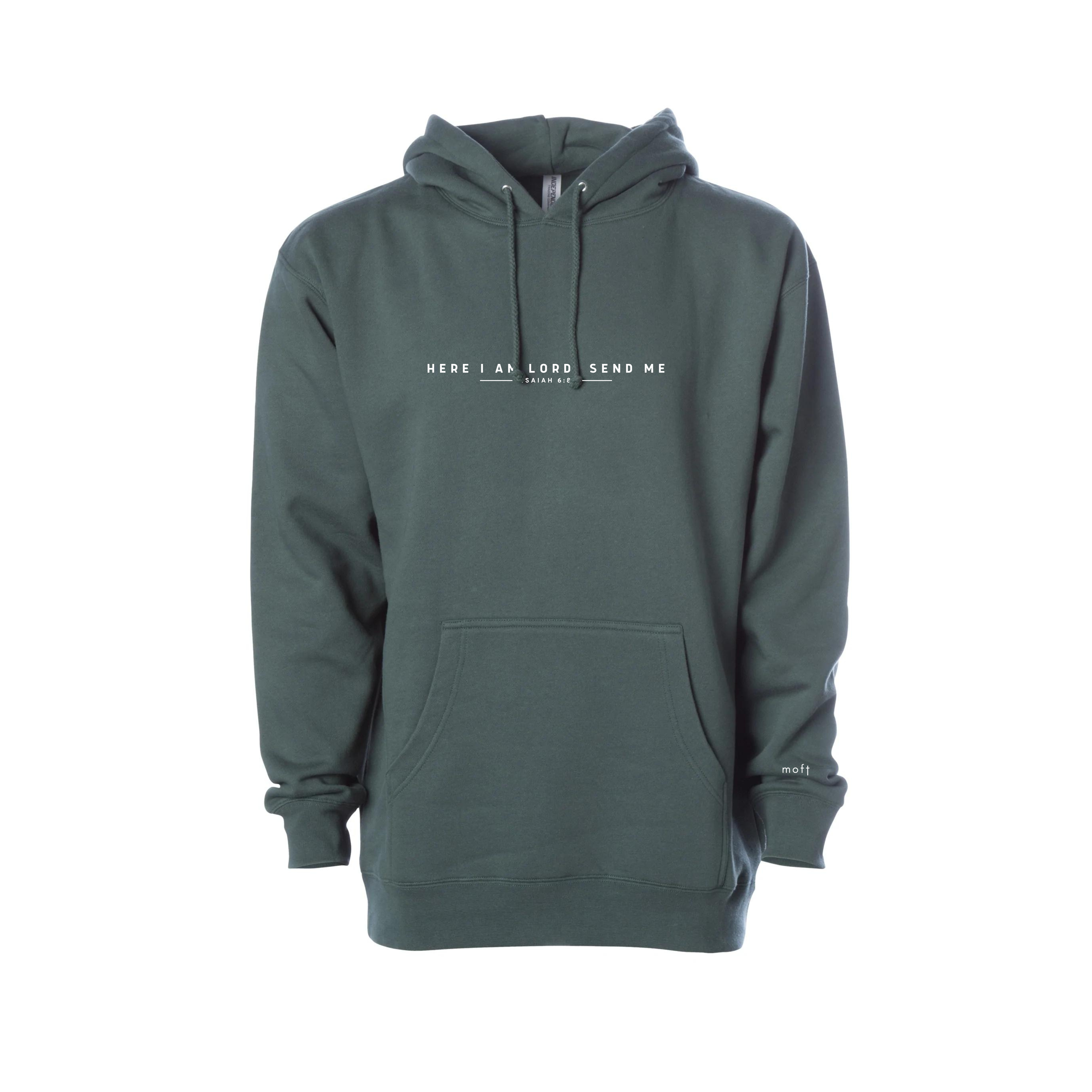 Isaiah 6:8 Embroidered Hoodie