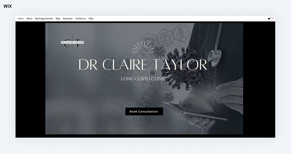 medical website example