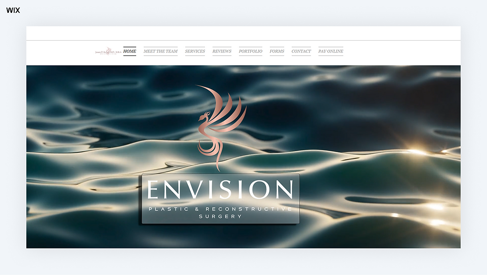 medical website sample